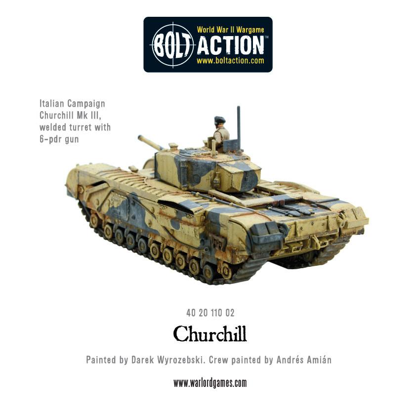 Warlord Games Churchill Tank Scale Model