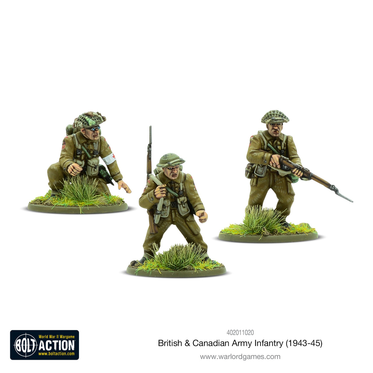 Warlord Games British & Canadian Army infantry (1943-45) Miniatures
