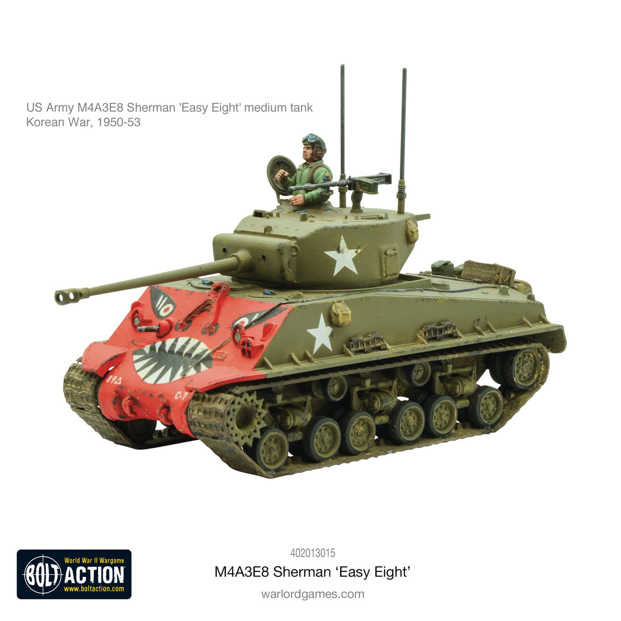 Warlord Games M4A3E8 Sherman Easy Eight Scale Model