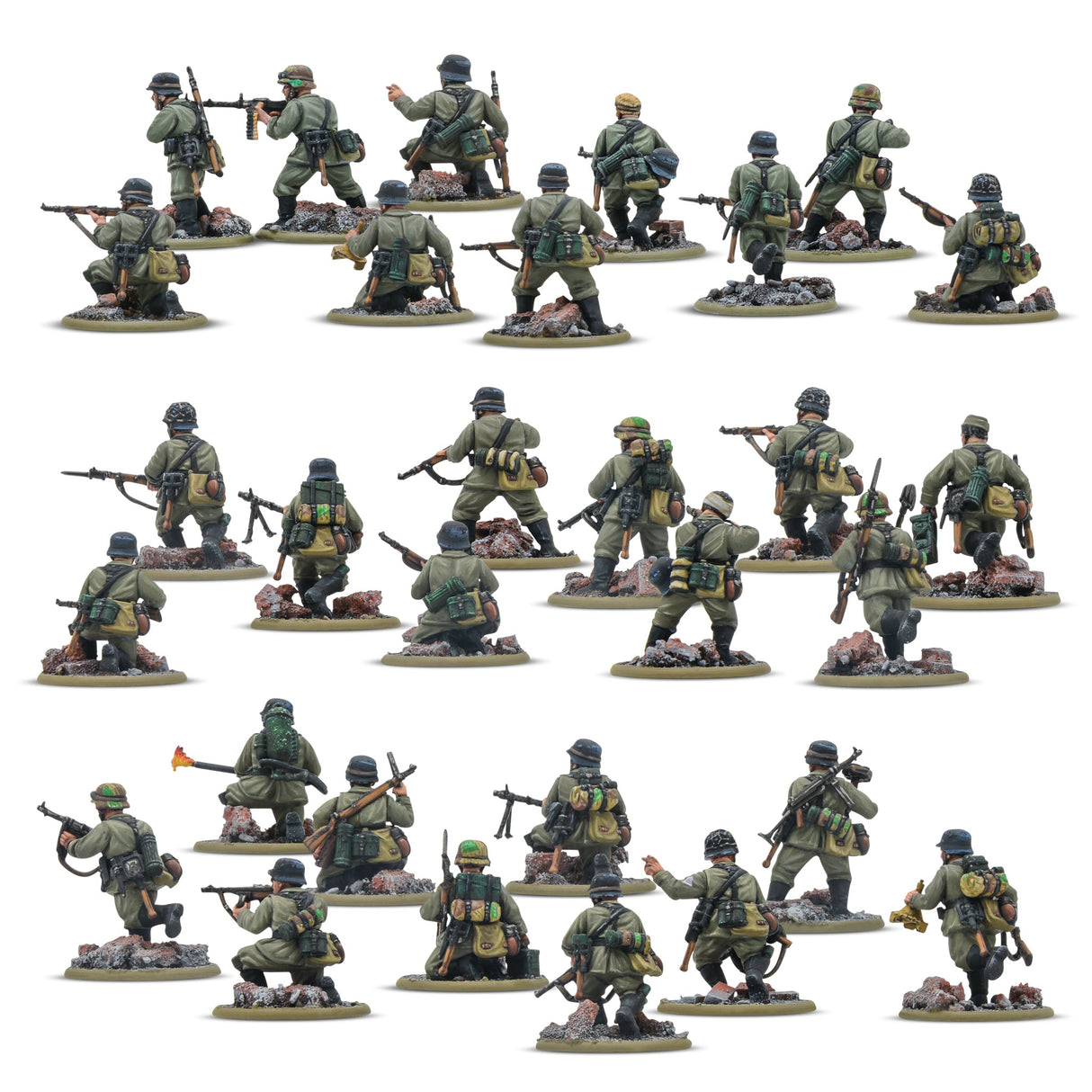 Warlord Games German Veteran Infantry Platoon Scale Model