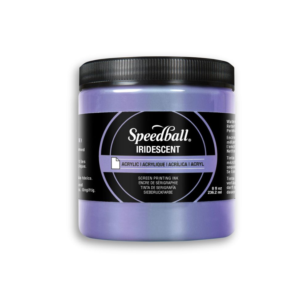 Speedball Iridescent acrylic screen printing inks, 237 ml