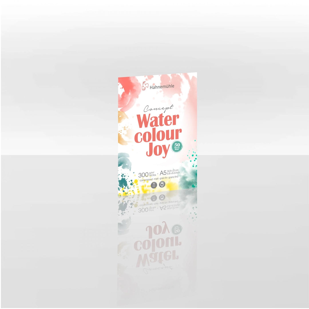 Hahnemühle Concept Watercolour Joy Paper Pad, 50 Sheets, 300 gsm