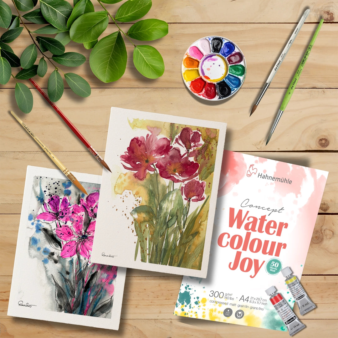 Hahnemühle Concept Watercolour Joy Paper Pad, 50 Sheets, 300 gsm