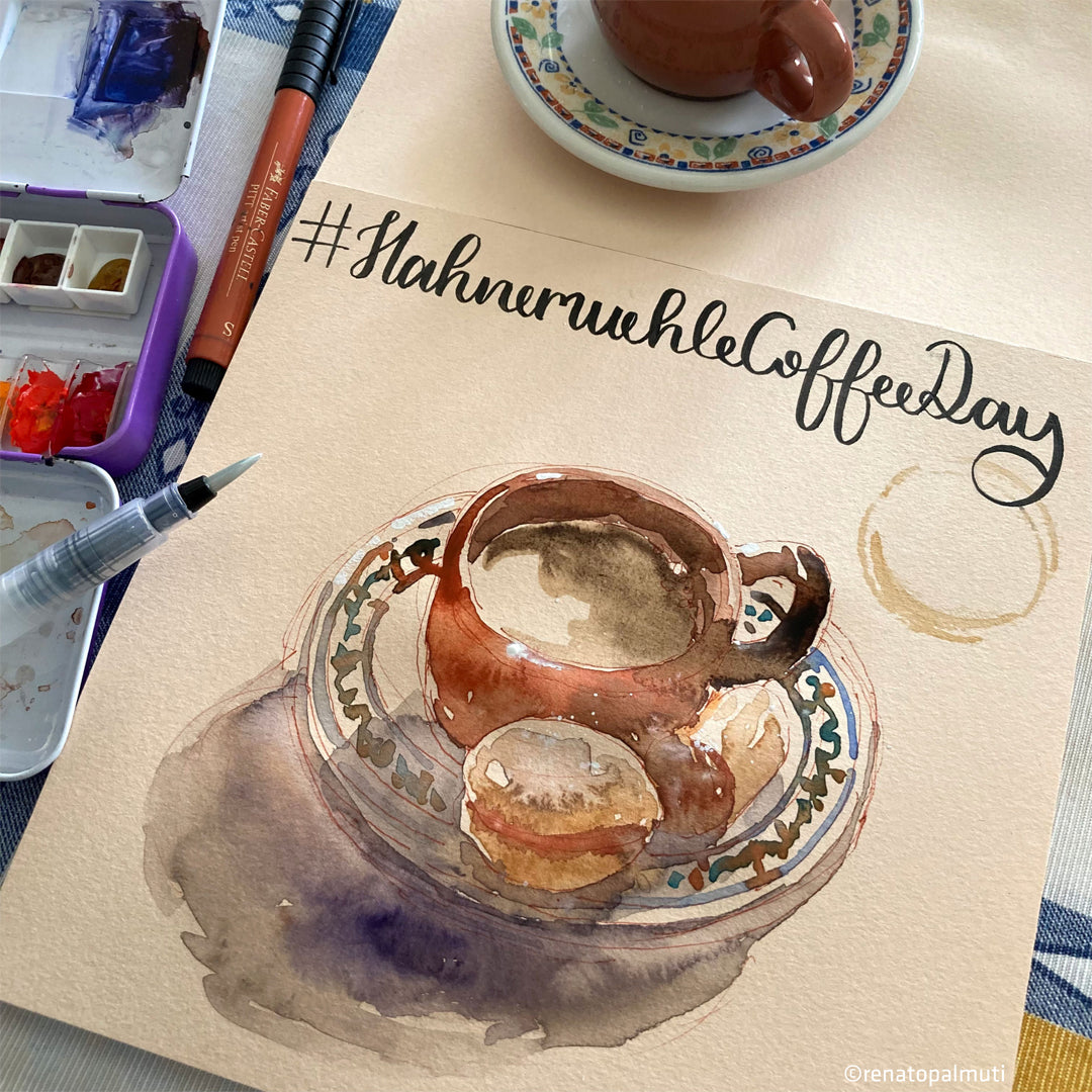 Hahnemühle Toned Beige Watercolour Paper Pad, 15 Sheets, 300 gsm