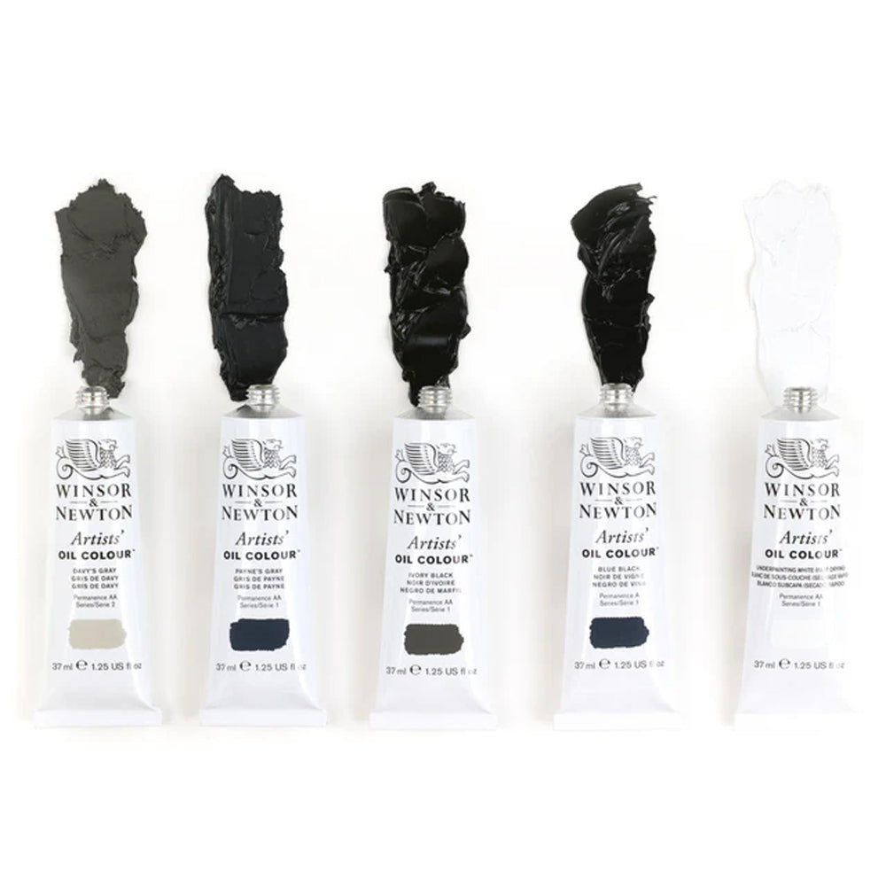 Winsor & Newton Artists' Oil Colour Neutral Set, 5x37 ml
