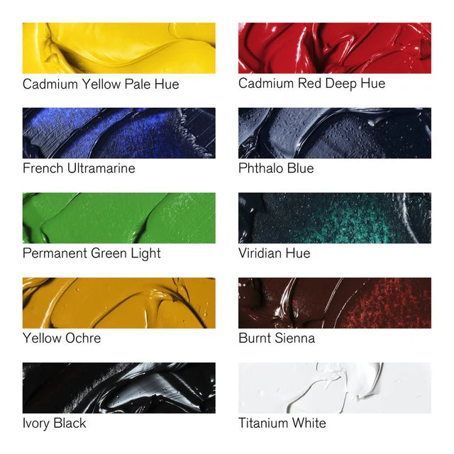 Winsor & Newton Winton Oil Paint Set, 10x37 ml