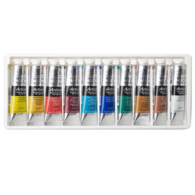 Winsor & Newton Artisan Water Mixable Oil Colour Set, 10x37 ml
