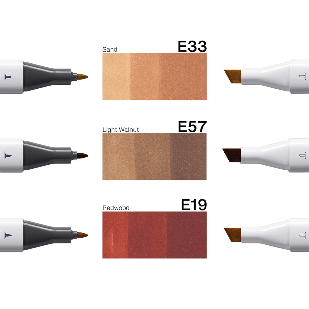 Copic Classic Designer Collection Brick & Terra Tints, Set of 3