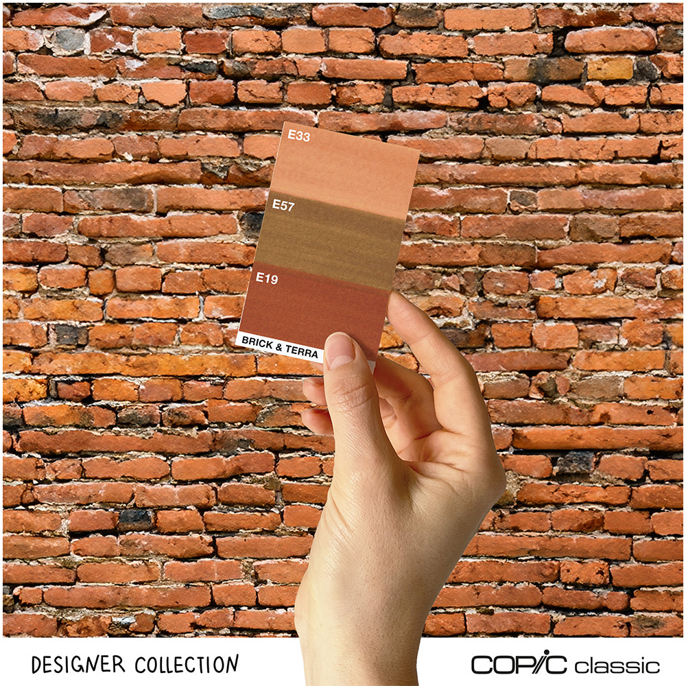 Copic Classic Designer Collection Brick & Terra Tints, Set of 3