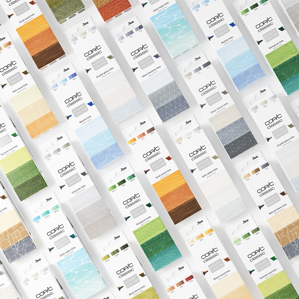 Copic Classic Designer Collection Crystal Glass Tints, Set of 3