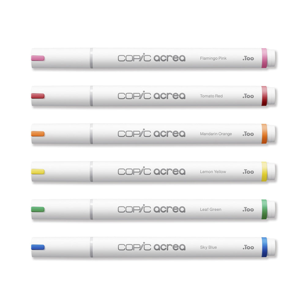 Copic Acrea Paint Marker Set Vivid, 6 pcs.
