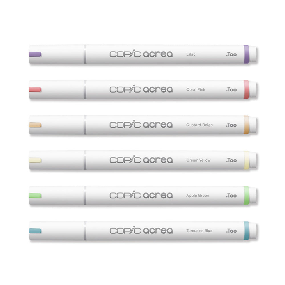Copic Acrea Paint Marker Set Light, 6 pcs.