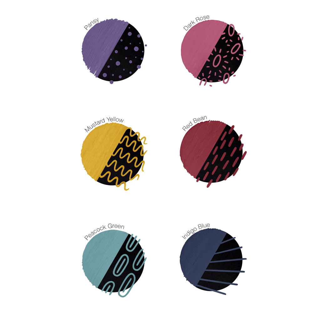 Copic Acrea Paint Marker Set Deep, 6 pcs.