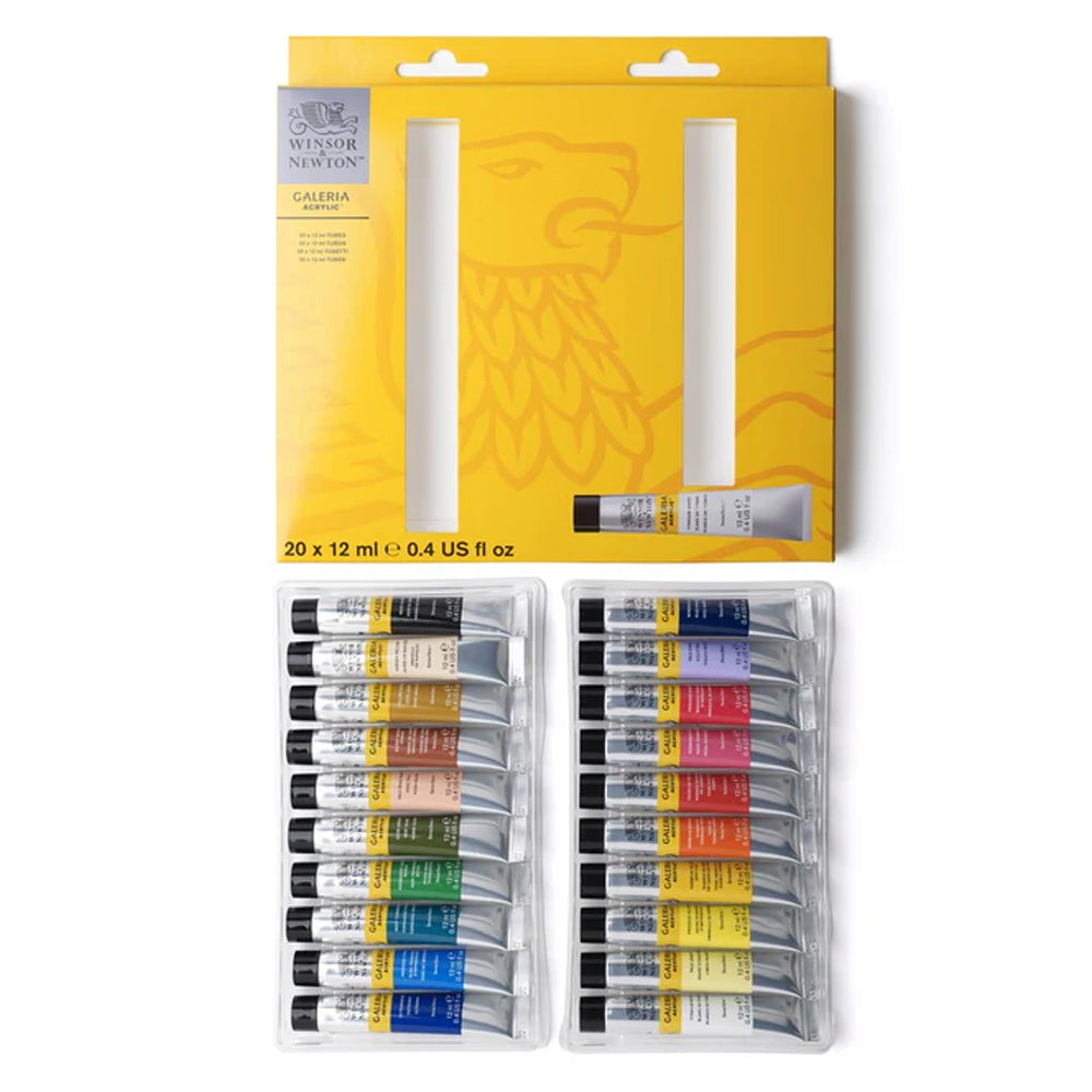 Winsor & Newton Galeria Acrylic Set, 20x12 ml