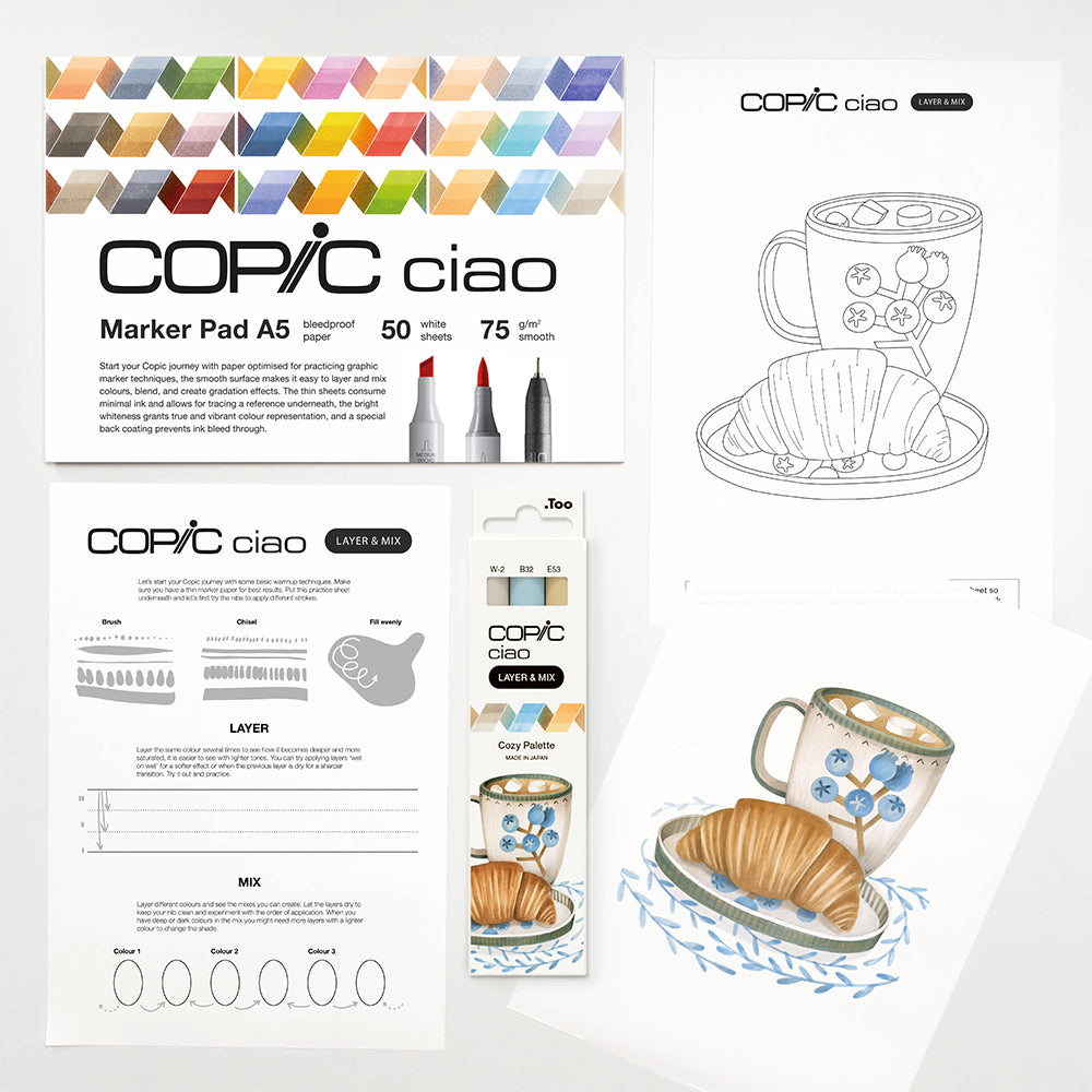 Copic Ciao Layer & Mix Cozy Starter Pack