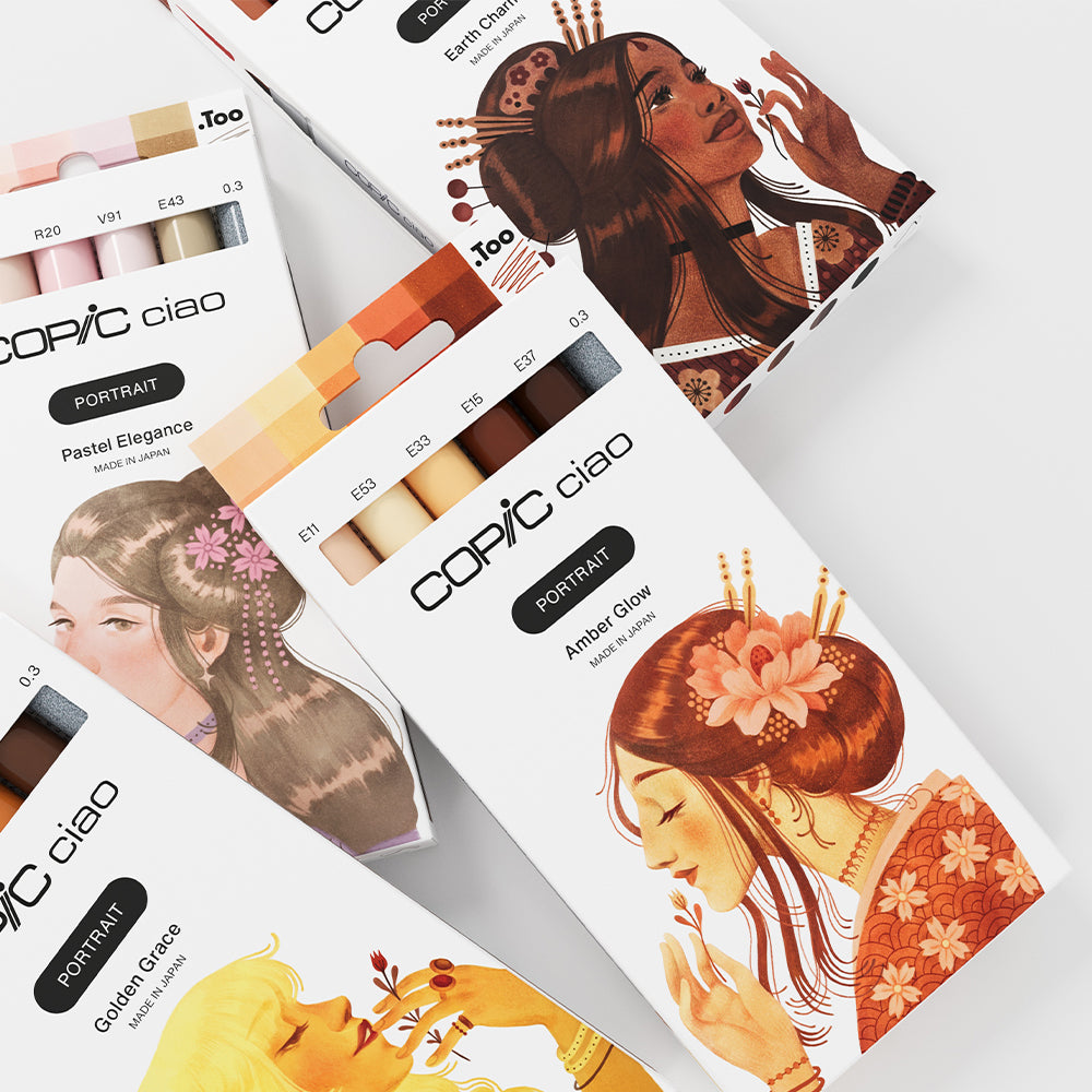 Copic Ciao Portrait Set Golden Grace, 6 pcs.