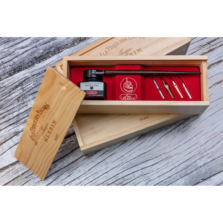 Jacques Herbin Pearl of the Inks Calligraphy Set
