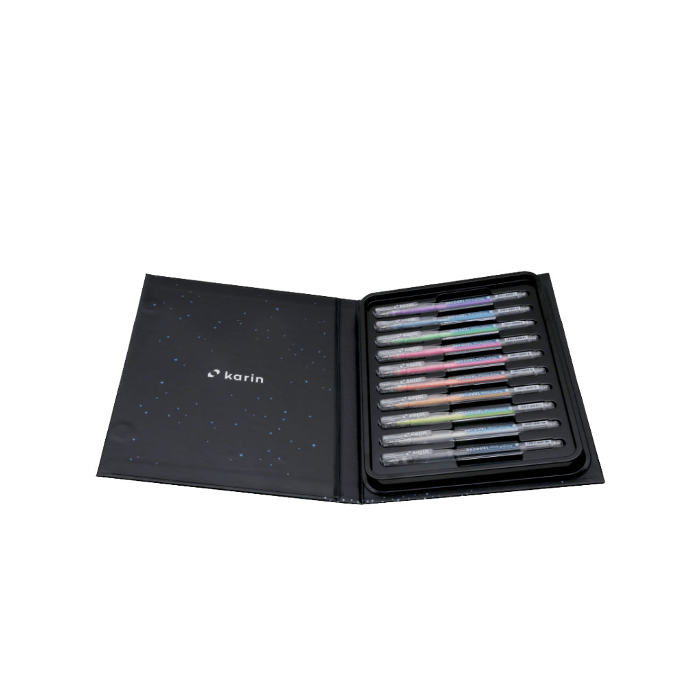 Karin DECOGEL 1.0 Milky Way Gel Pens Set | 10 colors