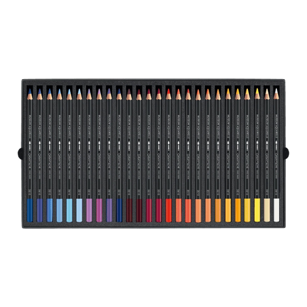 Caran d'Ache MUSEUM Aquarelle Colored Pencils Set of 76+2