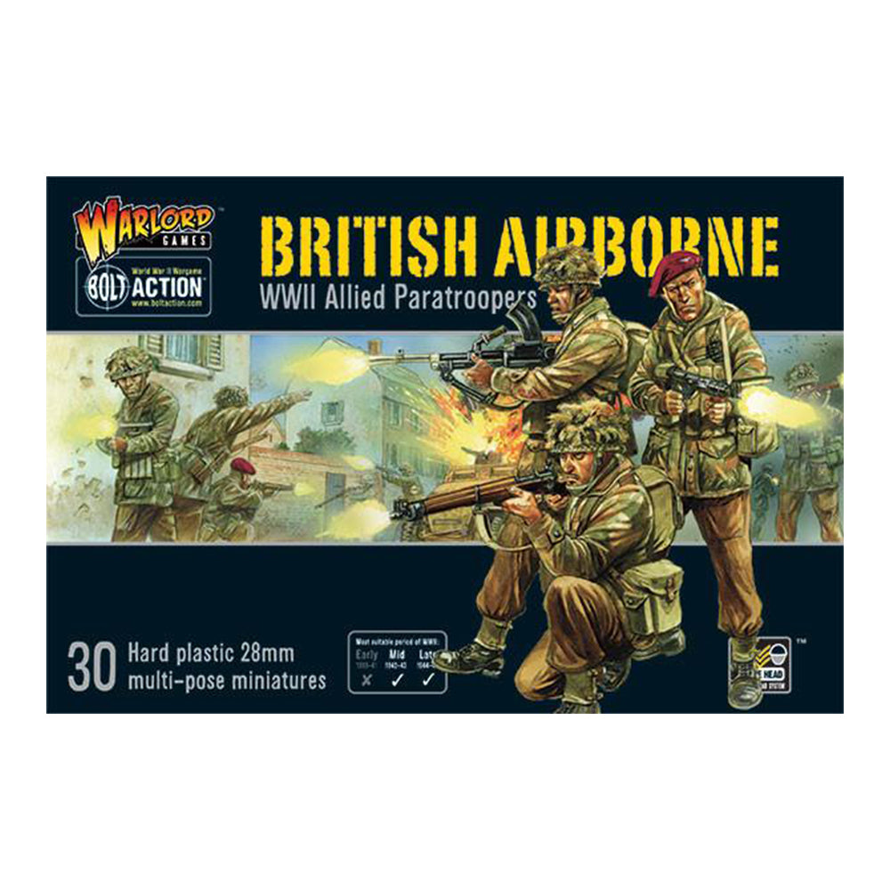 Warlord Games British Airborne WWII Allied Paratroopers Miniatures