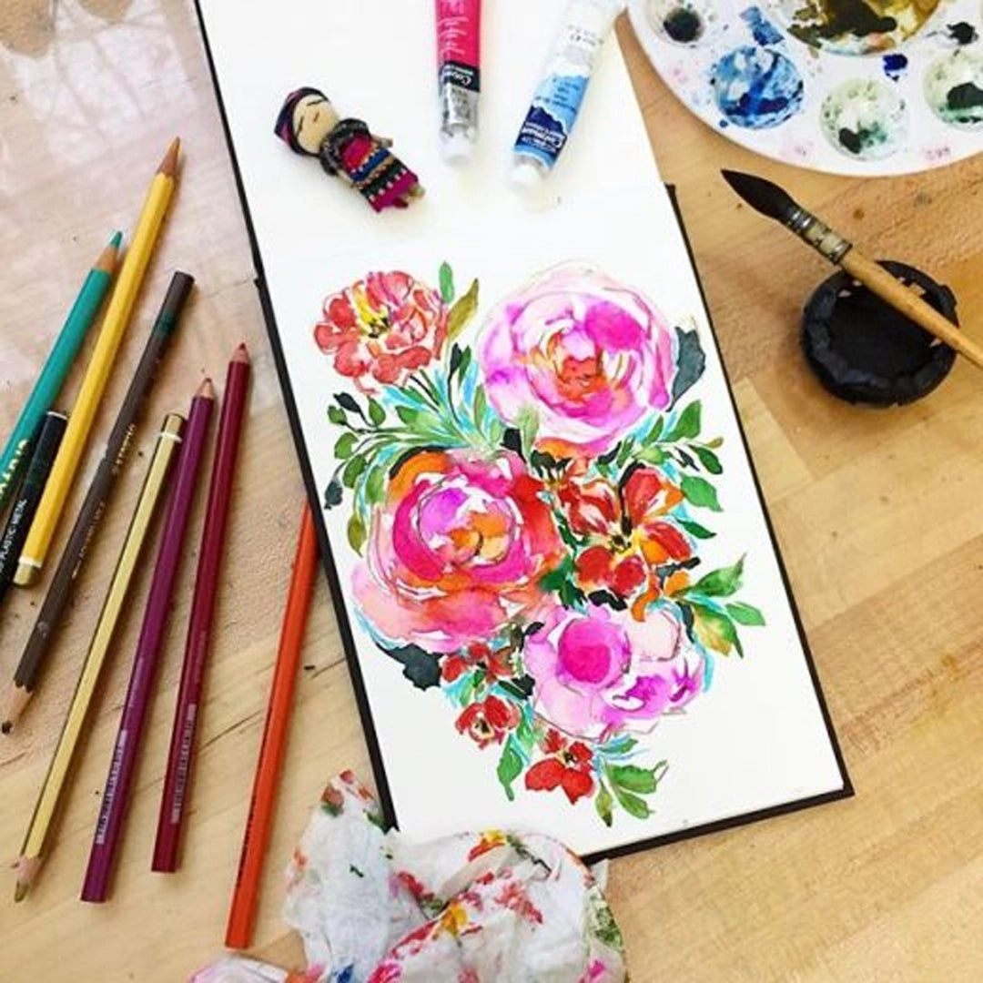 Strathmore 400 Series Watercolor Hardbound Art Journal, 300 gsm, 48 pages