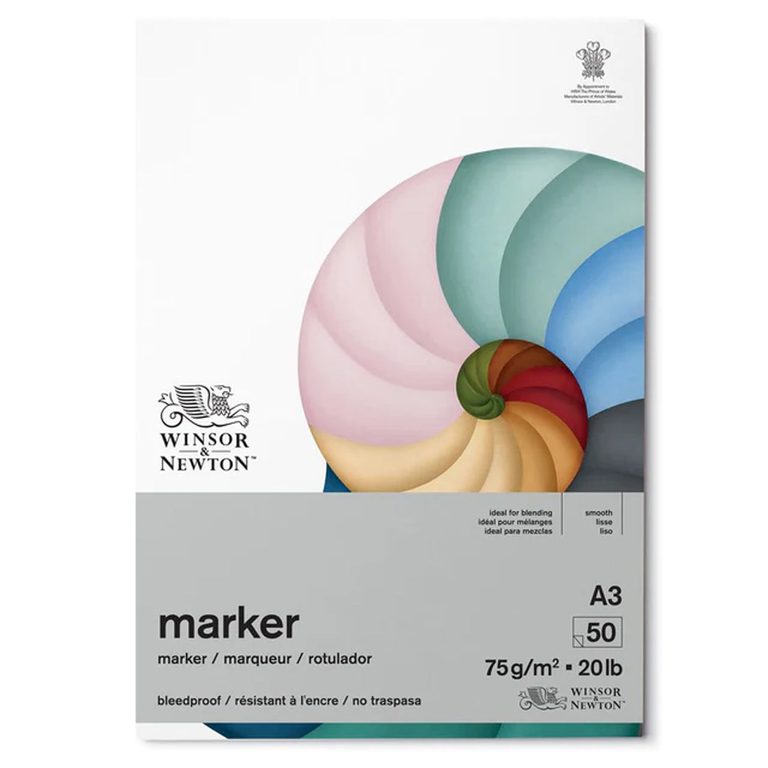 Winsor & Newton Bleedproof Marker Pad, 75 gsm