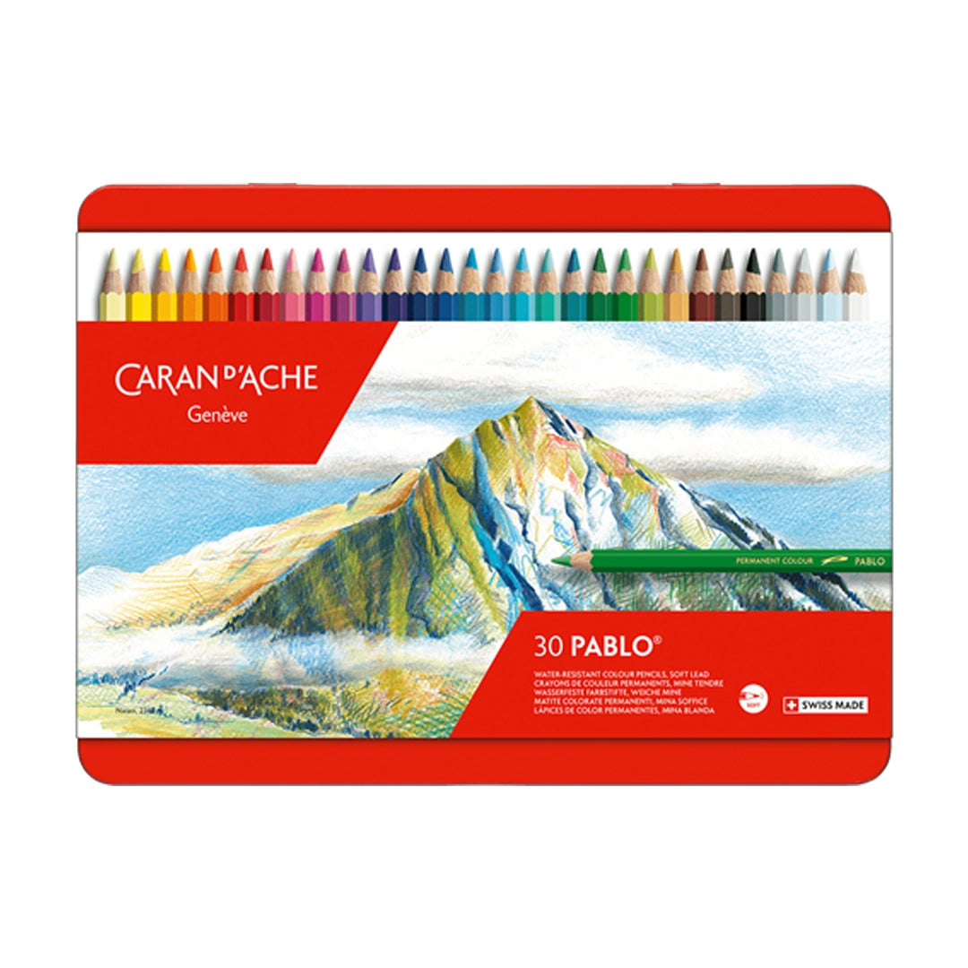 Caran d'Ache PABLO Colored Pencils Set of 30