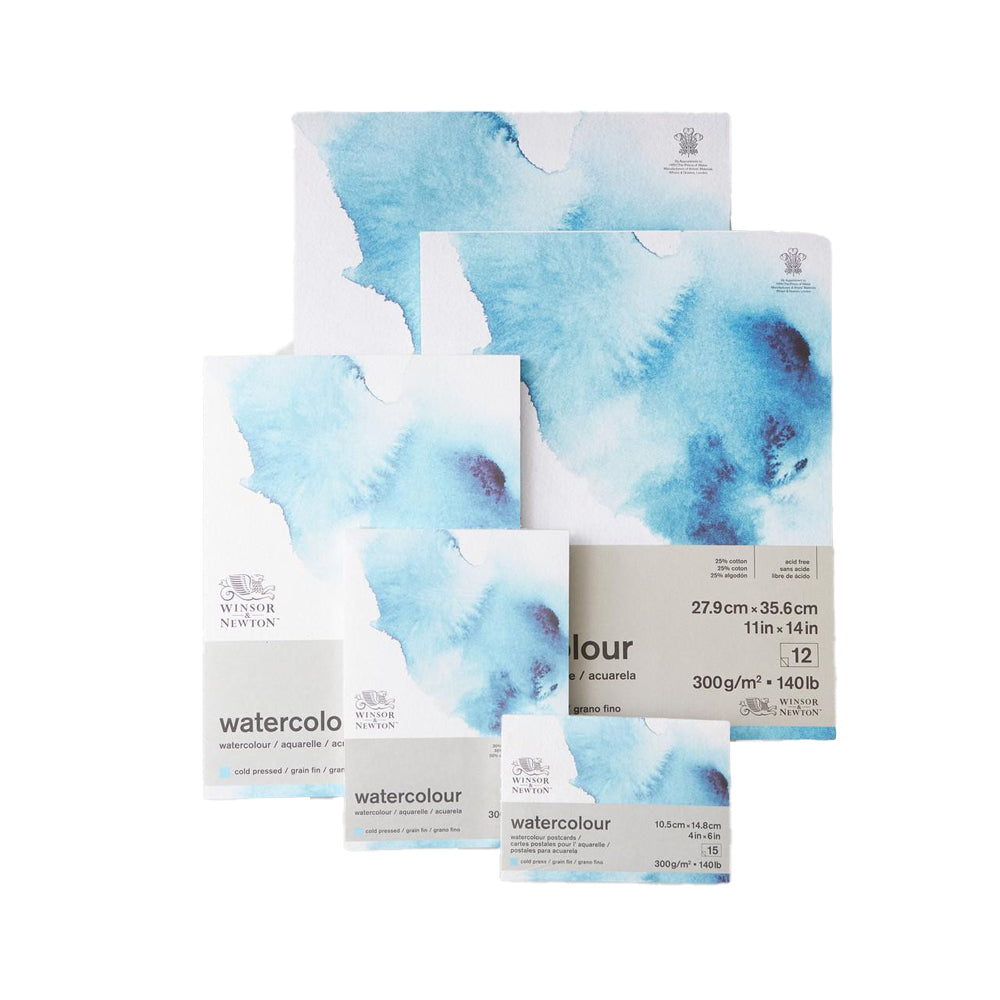 Winsor & Newton Watercolour Paper Pad, 12 sheets, 300 gsm