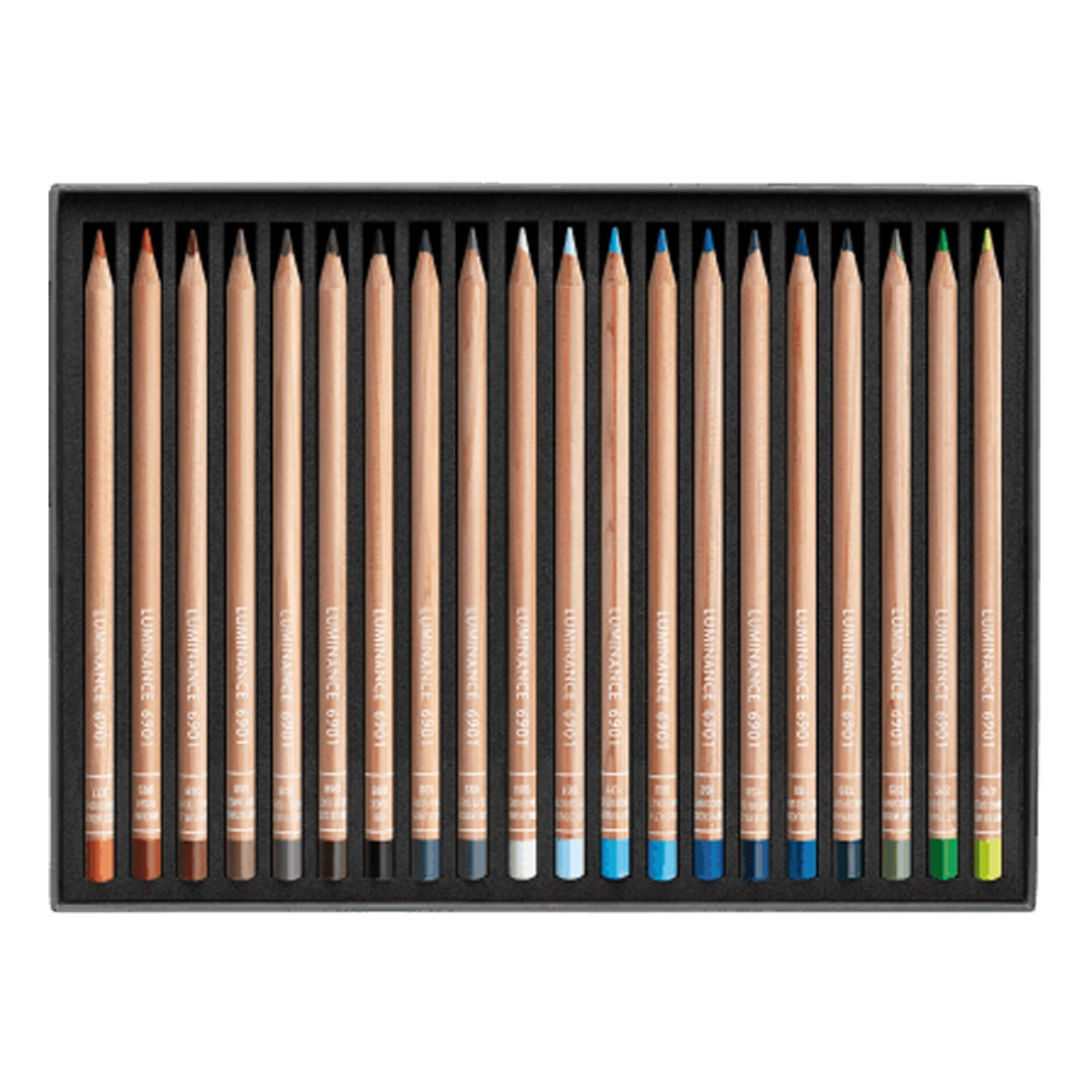Caran d'Ache LUMINANCE Colored Pencils Set of 40
