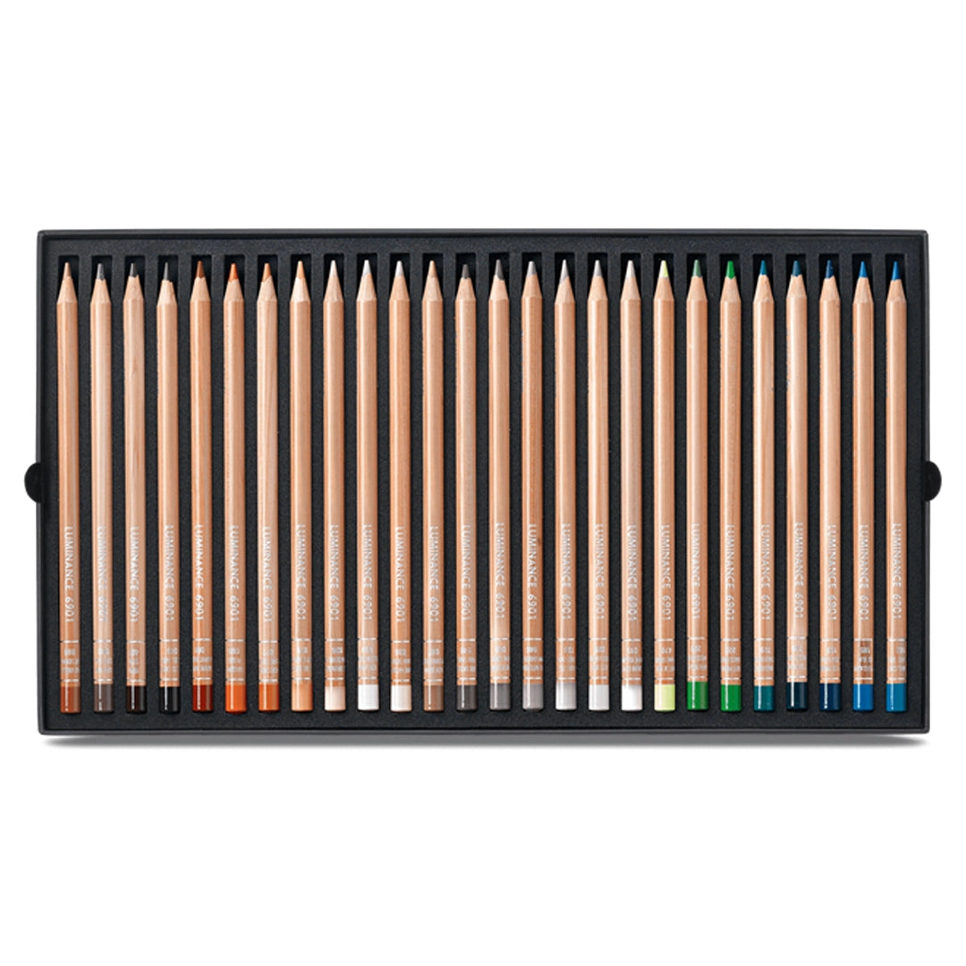 Caran d'Ache LUMINANCE Colored Pencils Set of 76 + 2 Blenders