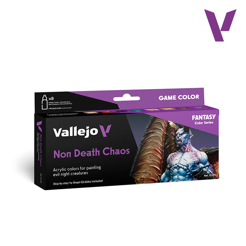 Vallejo Game Color Non Death Chaos Paint Set, 8x18 ml