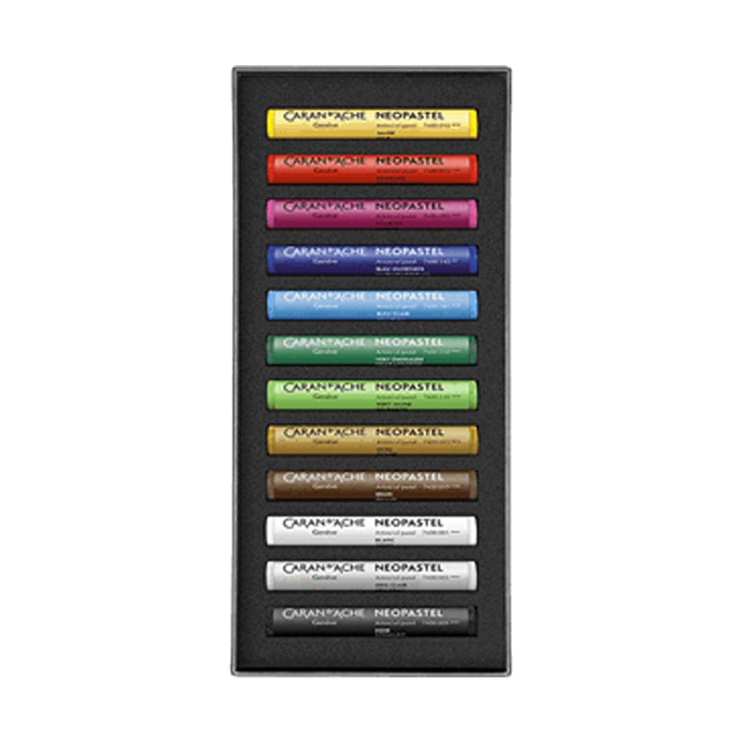 Caran d'Ache NEOPASTEL™ Oil Pastels Set of 12