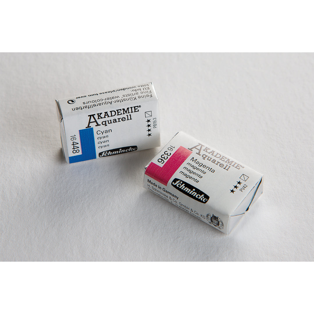 Schmincke Akademie Watercolour set, 12 Colours, Full-Pan