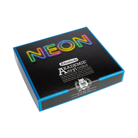 Schmincke Akademie Acryl Color Neon Paint Set, 5x60 ml