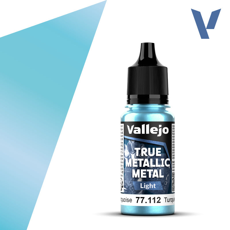 Vallejo True Metallic Metal Acrylic Paint - Light