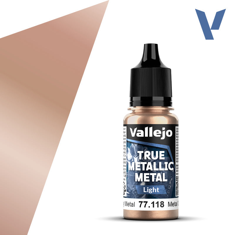 Vallejo True Metallic Metal Acrylic Paint - Light