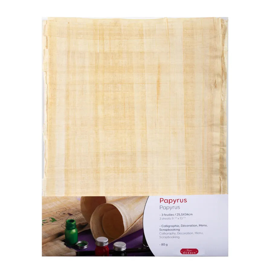 Jacques Herbin Papyrus Sheets, Pack of 3