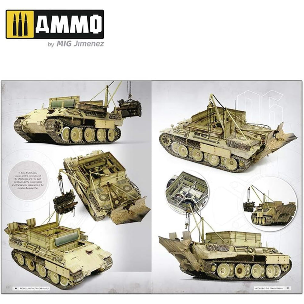 AMMO by Mig Solution Book "Panthers: Modelling The Takom Family"