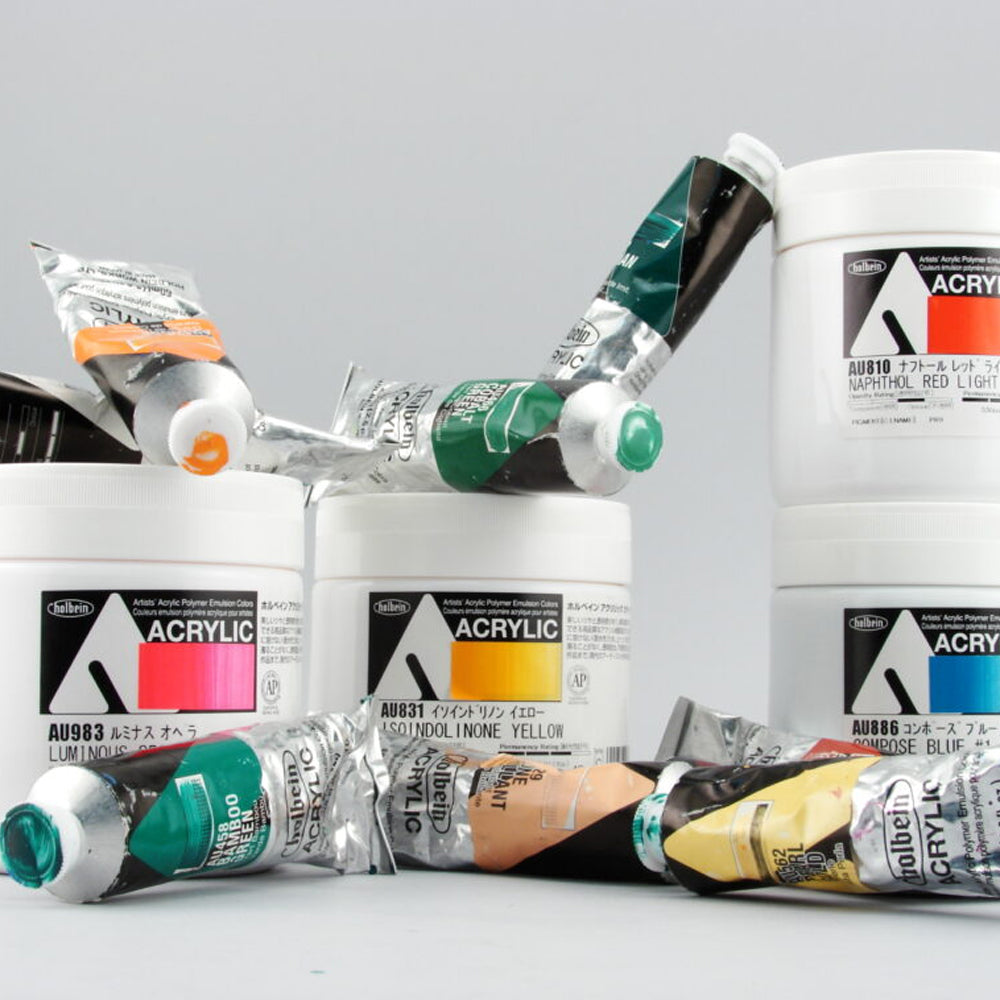 Holbein Heavy Body Acrylic Paint Tubes, colors 58-113 (part 2/2)