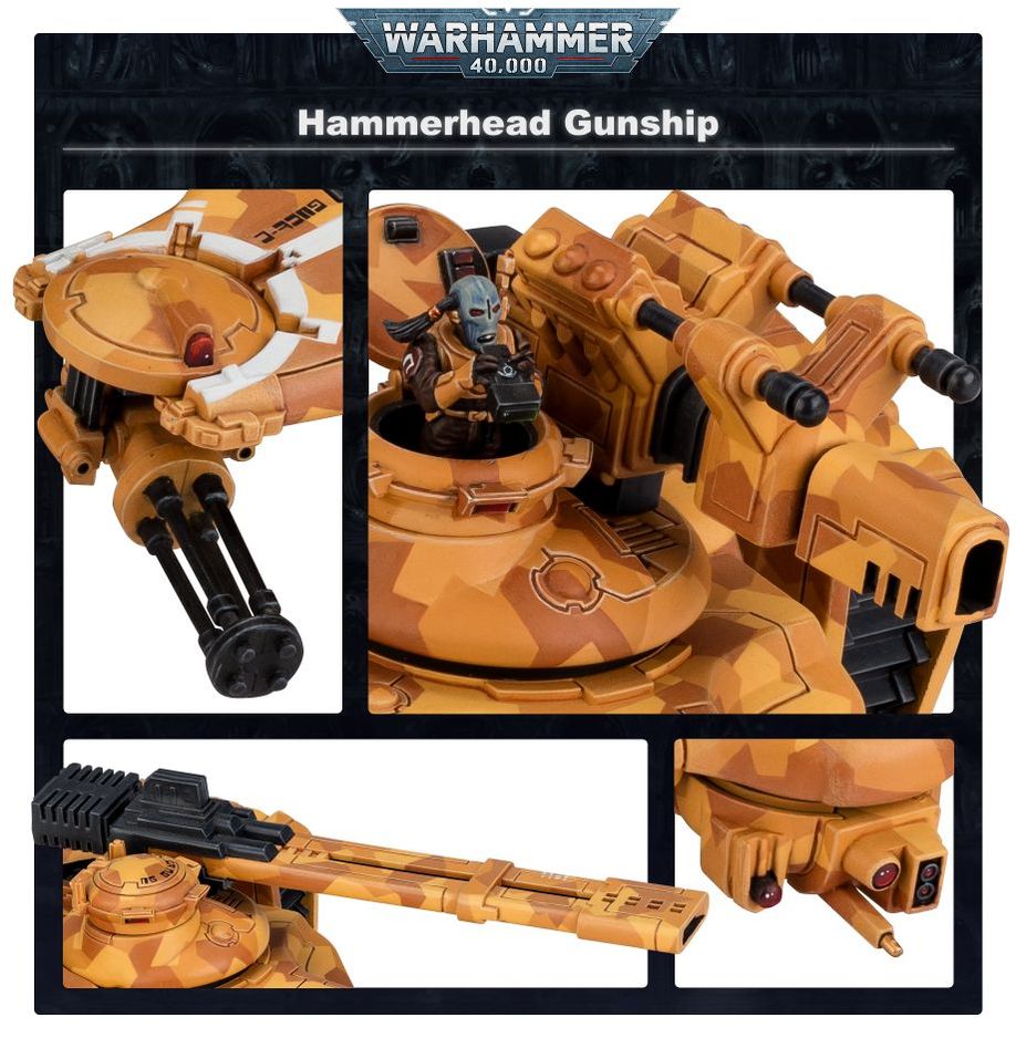 Warhammer 40,000 T'au Empire: Hammerhead Gunship Miniature Set