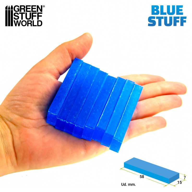 Green Stuff World Blue Stuff Mold, 8 Bars