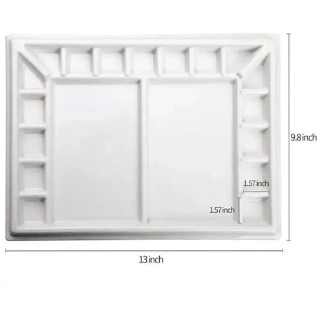 MEEDEN Studio Porcelain Watercolor Paint Palette