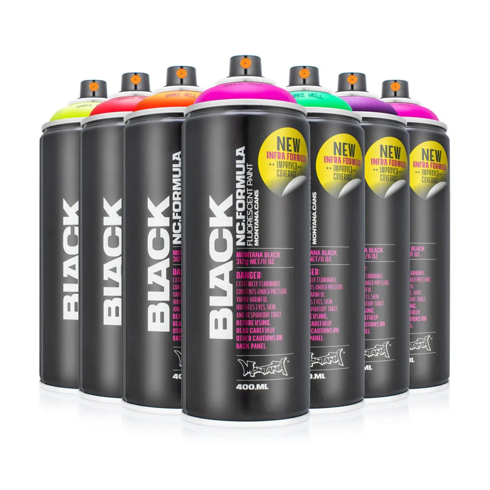 Montana BLACK INFRA Spray Colors, 400 ml