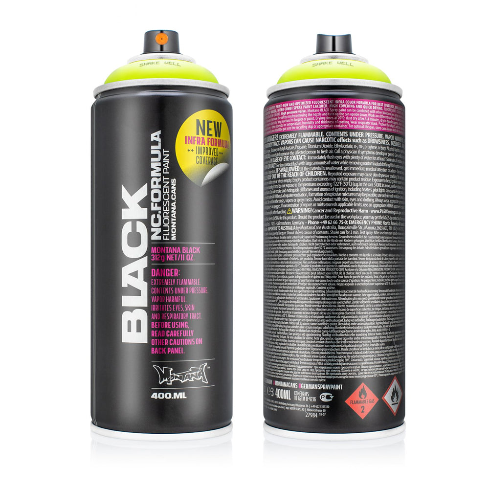 Montana BLACK INFRA Spray Colors, 400 ml