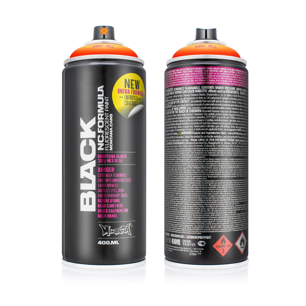 Montana BLACK INFRA Spray Colors, 400 ml