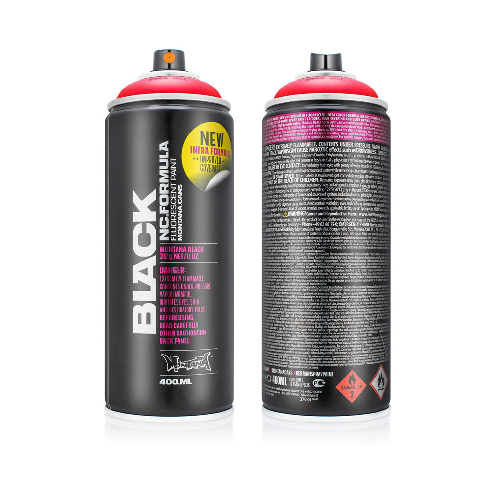 Montana BLACK INFRA Spray Colors, 400 ml