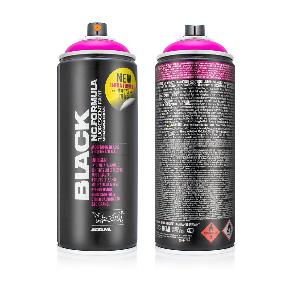 Montana BLACK INFRA Spray Colors, 400 ml