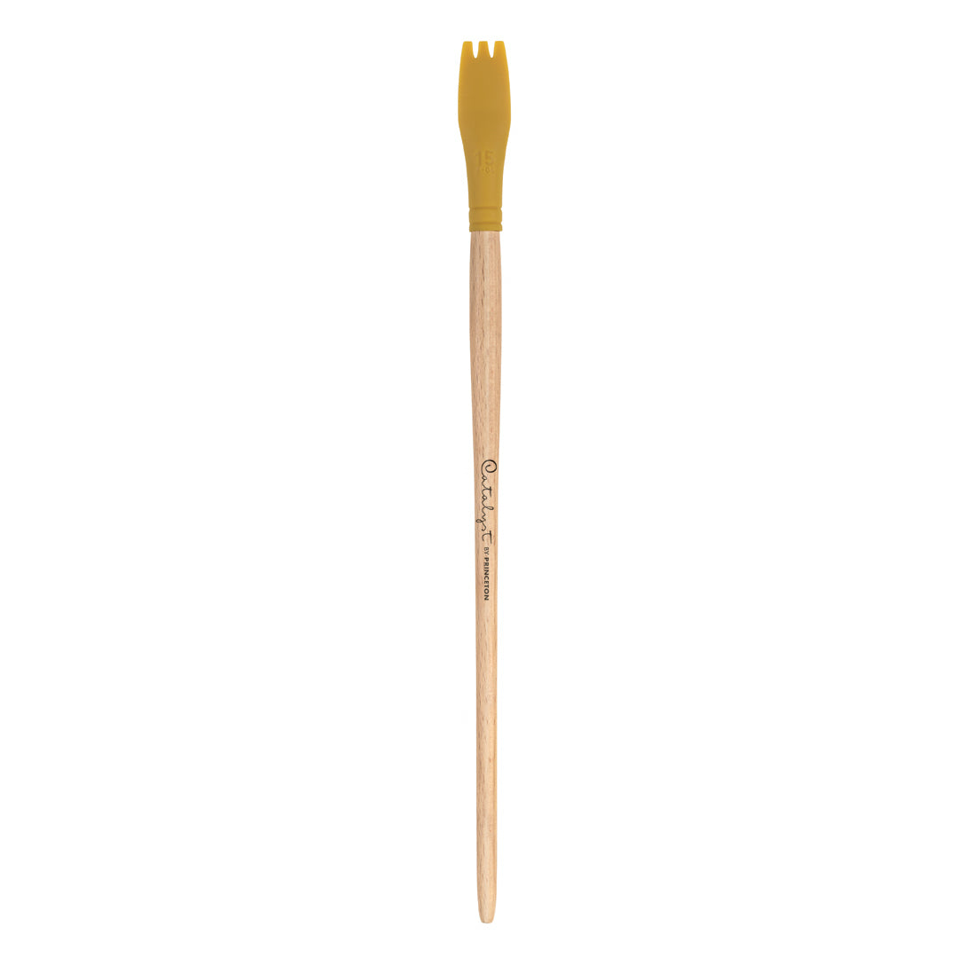 Princeton Brush Catalyst™ Blade Silicone Painting Tool, Yellow, No. 4