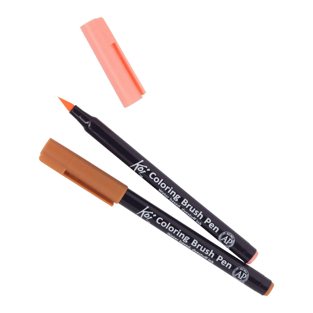 Sakura Koi Coloring Brush Pen Manga Set, 6 colours