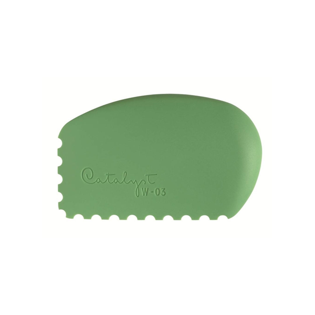 Princeton Brush Catalyst™ Wedge Silicone Painting Tool, Green, No. 3